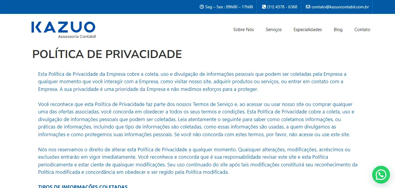 imagem destaque politica de privacidade - Escritório de Contabilidade em Guarulhos - Kazuo Assessoria Contábil